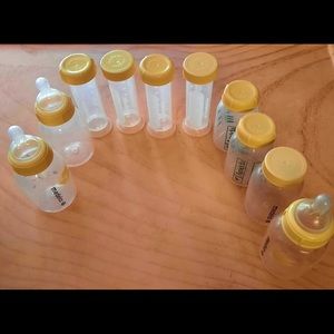 10 medela bottles